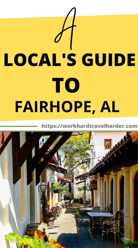 Fairhope Alabama Restaurants, Fair Hope Alabama, Fairhope Alabama Things To Do In, Gulf Shores Alabama Vacation, Honeymoon Vibes, Most Beautiful Scenery, Alabama Vacation, Fairhope Alabama, Alabama Beaches