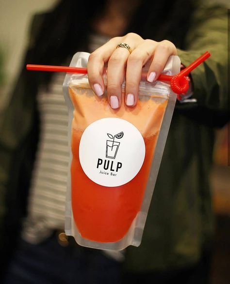 Pulp Juice Bar 🍊 on Instagram: “Juice do it ✔, @eats.with.tina did it” Juice Pouch, Juice Bar, Do It, Juice, Pouch, Drinks, Bar, Health, On Instagram