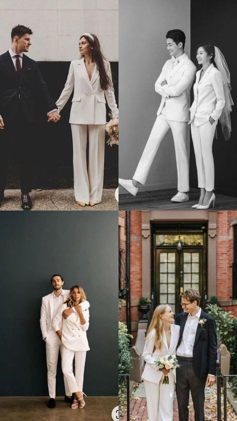 Courthouse Wedding Photos, Pre Wedding Photoshoot Outfit, Wedding Photo Studio, Wedding Photoshoot Props, Pre Wedding Photoshoot Outdoor, Civil Wedding Dresses, Wedding Picture Poses, Wedding Court, Wedding Photos Poses