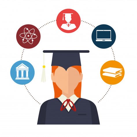 Academic excellence illustration | Free Vector #Freepik #freevector #freeschool #freecomputer #freeeducation #freebuilding Powerpoint Icon, Computer Education, Academic Excellence, Ayat Quran, School Management, Education Poster, Student Studying, Graphic Editing, Poster Making