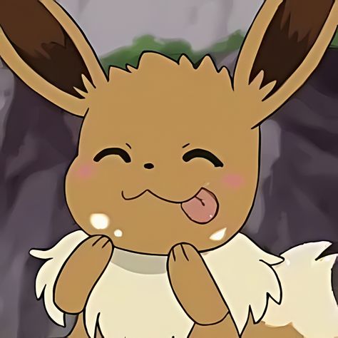 Eevee Widget, Eevee Pfp Aesthetic, Evee Pokemon Icon, Pokemon Profile Picture, Eevee Aesthetic, Eevee Pfp, Cute Pokemon Pfp, Evee Pokemon, Eve Pokemon