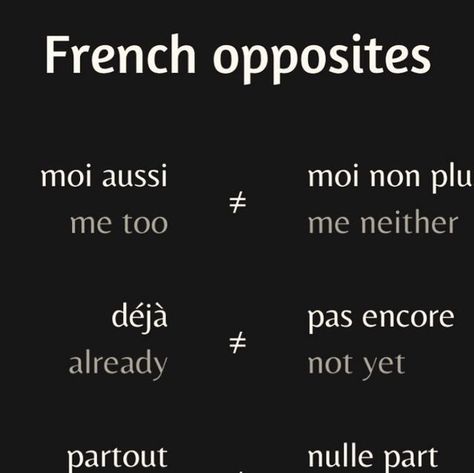 Français on Instagram: "French Opposites🇫🇷 Get 60% OFF on our French Book AND get 3 Gifts worth $200🚨 Comment "BOOK" I'll share you the link 🤩🥳 or LINK IS IN THE BIO  *****************************************  🎓 About our French Book:  •40 beginner-level French grammar lessons: This reference and practice book covers everything you need to know about beginner French grammar.  •Straight-to-the point explanations: No extra fluff and frills, the lessons are straightforward and focus more on the rules rather than the exceptions.  •Clear and concise grammar discussions written in a conversational tone: Difficult grammar concepts are broken down and simplified with brief yet engaging explanations.  🎁 And the Perks Keep Coming! 🎁  Join today, and snag not one, not two, but THREE awesome g French Lessons For Beginners, Beginner French, Useful French Phrases, French Basics, French Flashcards, Basic French Words, Study French, French Verbs, French For Beginners