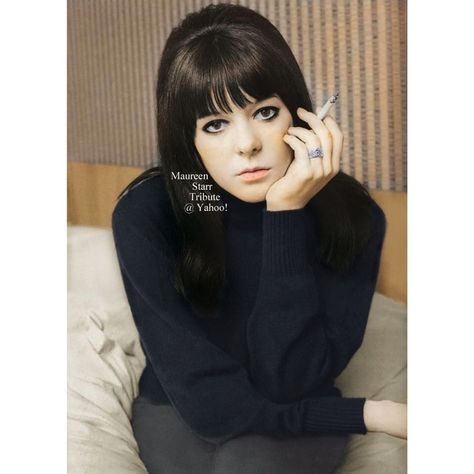 Maureen Cox Fans on Instagram: “Colored picture of Mo at the Hotel Edelweiss in Obertauern, Austria. Taken by Henry Grossman. March, 1965 #maureen #maureenstarkey…” Maureen Starkey, Beatles Girl, 60s Girl, 1960s Hair, 60s Hair, Something In The Way, The Fab Four, Ringo Starr, Bloopers