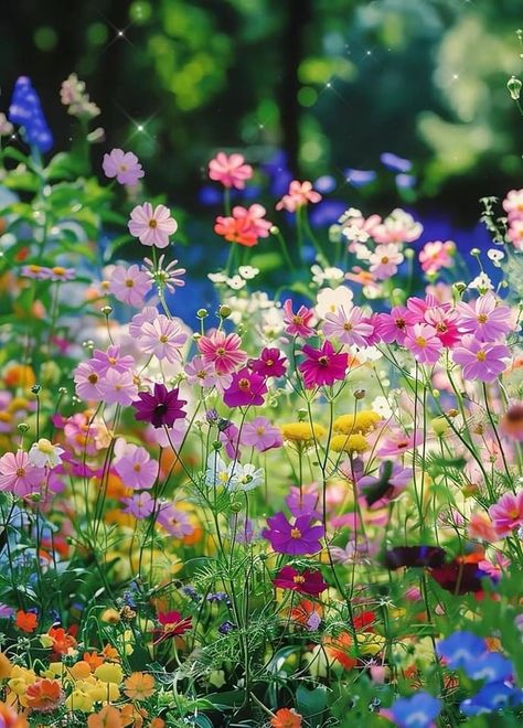 Tiktok Pictures, Flowers Pics, Bullet Journel, Wild Flower Meadow, Wallpaper Iphone Love, Favourite Flowers, Pretty Landscapes, Flower Therapy, Flowers For You