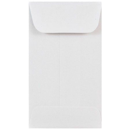 JAM Paper #3 Coin Business Colored Envelopes prove that big things come in small packages! Measuring 2 1/2 inch x 4 1/4 inch in size and made from high quality 24 lb. paper, our White coin envelopes help you collect small yet important items in one accessible place. Use these simple White envelopes to organize small items such as loose change, shirt buttons, rings, earrings, paperclips, and more! They can also be used to craft, scrapbook, hold gift cards and create party favors. Whether you're o Coin Envelopes, Business Envelopes, Large Envelope, Business Colors, Jam Paper, Big Things, Envelope Sizes, Small Organization, Colored Envelopes