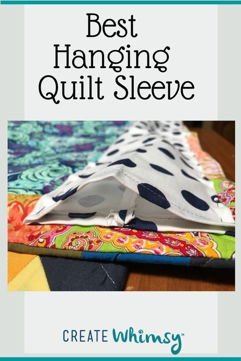 Camp Quilt, Hanging Sleeves, Quilt Pictures, Quilt Backs, Quilting Digest, Quilt Hangers, Quilt Tips, Quilt Display, Quilted Sleeves