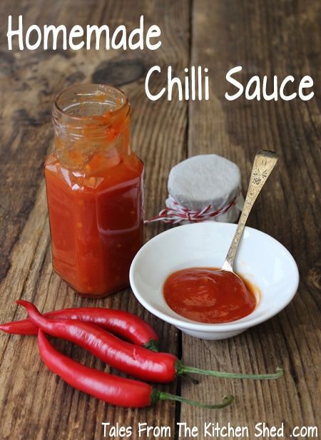 Homemade Chilli Sauce - Tales From The Kitchen Shed Homemade Chilli Sauce, Sweet Chilli Sauce Recipe, Savoury Sauces, Hot Pepper Relish, Kitchen Shed, Chili Pepper Sauce, Relish Sauce, Skillet Desserts, Homemade Chilli