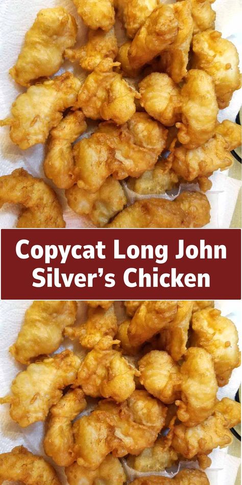 This recipe mimics the famous fast-food chicken. It involves coating chicken pieces in a special batter made with flour, cornstarch, and seasonings, then deep frying them until they're golden and crispy, replicating that iconic flavor and texture. Beer Batter Chicken Tenders, Wet Batter For Chicken, Chicken Breading Recipe Flour, Cornstarch Fried Chicken, Chicken With Cornstarch, Batter For Chicken, Chicken Batter Recipe, Cornstarch Chicken, City Chicken Recipe