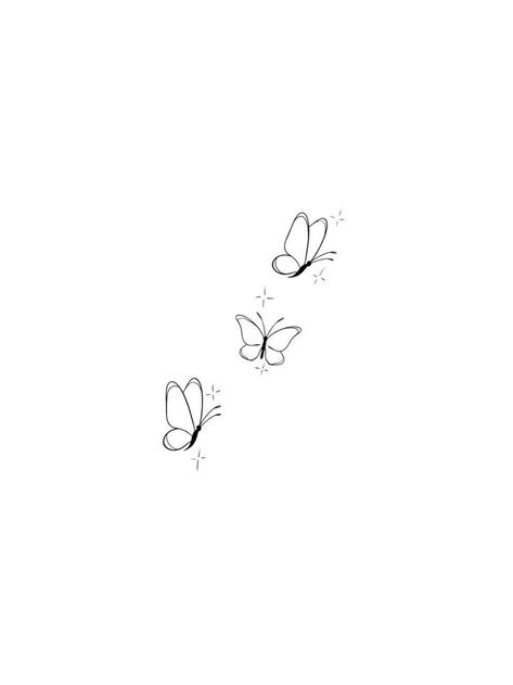 Tato Ideas Simple, Doodle Butterfly Tattoo, Simple Line Butterfly Tattoo, Flash Tattoo Borboleta, Cute Tiny Tattoos Simple, Butterfly Line Art Tattoo, Simple Aesthetic Tattoos, Tiny Butterfly Tattoo Simple, Simple Tiny Tattoos