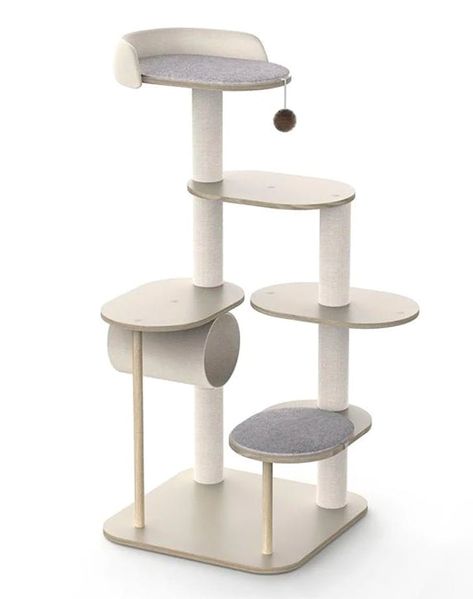 Minimal Cat Tree, Cat Condo Diy, Unique Cat Trees, Cat Stand, Cat Gym, Cat Tree House, Diy Cat Tree, Modern Cat Tree, Cat Wall Furniture