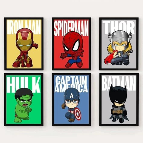 Avengers Canvas Painting, Iron Man Wall Art, Iron Man Kids, Leaves Coloring, Superhero Prints, Boys Bedroom Wall Art, Baby Marvel, Avengers Cartoon, Avengers Poster