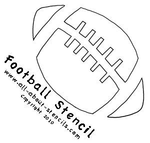 Printable Football Stencils Football Stencil, Football Banquet, Football Crafts, Football Spirit, Football Homecoming, Football Signs, Football Cheer, Free Football, Sport Craft