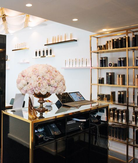 Show Beauty. Show Dry. Blow Dry Salon. London Blow Dry Bar. Roses. Luxury Haircare. Black Nail Salon Interior, Tamara Ecclestone, Roses Luxury, Nail Salon Interior Design, Nail Salon Interior, Nyc Interior Design, Hair Salon Design, Los Angeles Interior Design, Hair Salon Interior