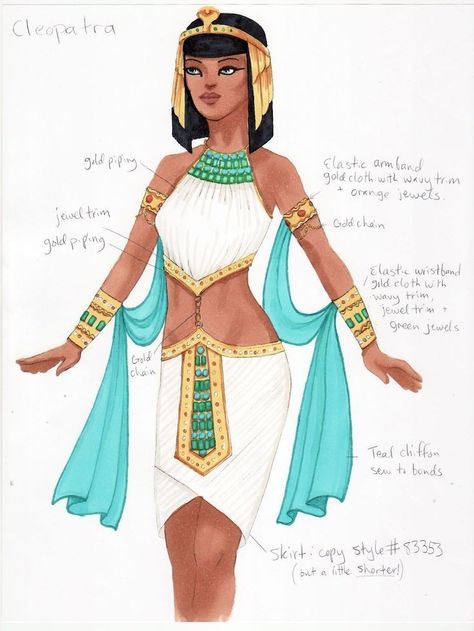 Ancient Egypt fashion Egyptian Godesses Costume, Cleopatra Outfit, Egyptian Inspired Fashion, Egypt Clothing, Egyptian Goddess Costume, Egyptian Outfit, Ancient Egyptian Clothing, Egypt Dress, Egypt Costume