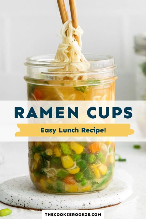 Diy Ramen, Ramen Noodles Recipe, Homemade Ramen Noodles, Ramen Broth, Easy Ramen, Jar Meals, How To Make Ramen, Homemade Ramen, Ramen Noodle Soup