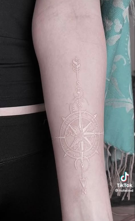 Barely Visible Tattoo, White Tattoos For Women, Lace Tattoo White, White Tattoos, White Ink Tattoo, Modern Tattoos, White Tattoo, Elegant Tattoos, Simplistic Tattoos