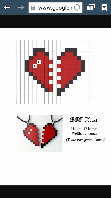 Broken heart necklace