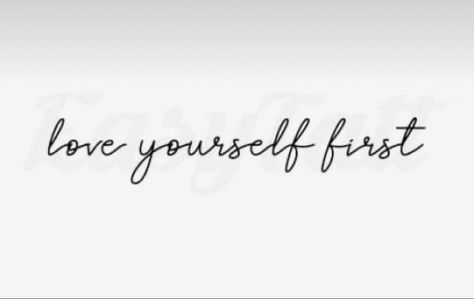 Live Yourself First Tattoo, Love Yourself First Tattoo, Tattoo Phrases, Mama Tattoos, Mama Tattoo, Butterfly Hand Tattoo, Tattoo Quote, Phrase Tattoos, Writing Tattoos