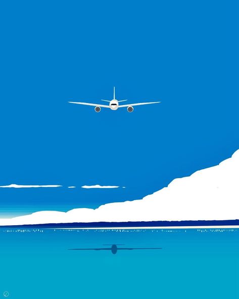 反田 零 | Rei Sotta on Instagram: “『Summer flight』 ・ ・ #art #artwork #graphic #graphicdesign #graphicart #drawing #digitalart #illustration #illustrations #illustrator…” Airport Painting, Airport Branding, Airport Illustration, Flight Illustration, Plane Illustration, Flight Art, Travel Ads, Airplane Window, Creative Hub