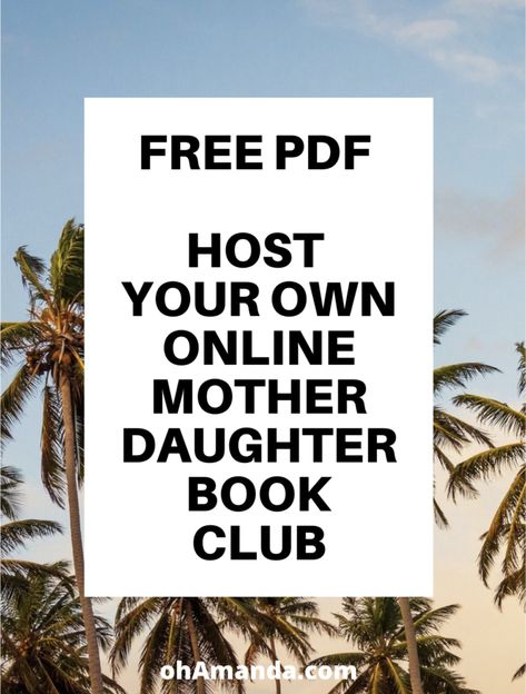 TOP TIPS for a Mother Daughter Online Book Club - Christy Miller, Mother Daughter Book Club, Library App, Online Book Club, Book Discussion, The Book Club, Christian Friends, Online Book, Novel Studies