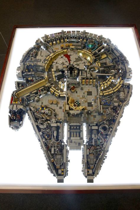 Lego Millenium Falcon, Lego Ninjago City, Millennium Falcon Lego, Lego Stormtrooper, Lego Wallpaper, Lego Sculptures, Lego Ship, Lego Spaceship, Lego Custom Minifigures