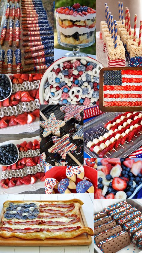 American flag food #america #american #americanfood #food #unitedstates #us #usa #redwhiteandblue #redwhiteblue #4thofjuly #independenceday #july4th American Themed Party Food, Usa Theme Party, American Flag Food, American Themed Party, 1st Birthday Board, Flag Food, Usa Party, Birthday Party Food, Birthday Board