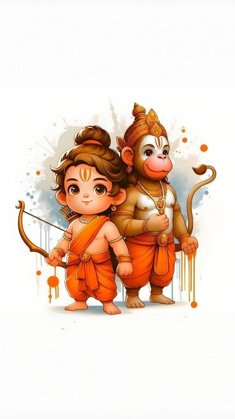 Lord Rama And Hanuman Images, Shri Ram Cute Images, Ram Ji And Hanuman Ji Drawing, Hanuman Cute Wallpapers, Hanuman Ji Cute Wallpaper, Cute Hanuman Ji Wallpapers, Cute Hanuman Drawing, Shri Ram And Hanuman, Cartoon Hanuman