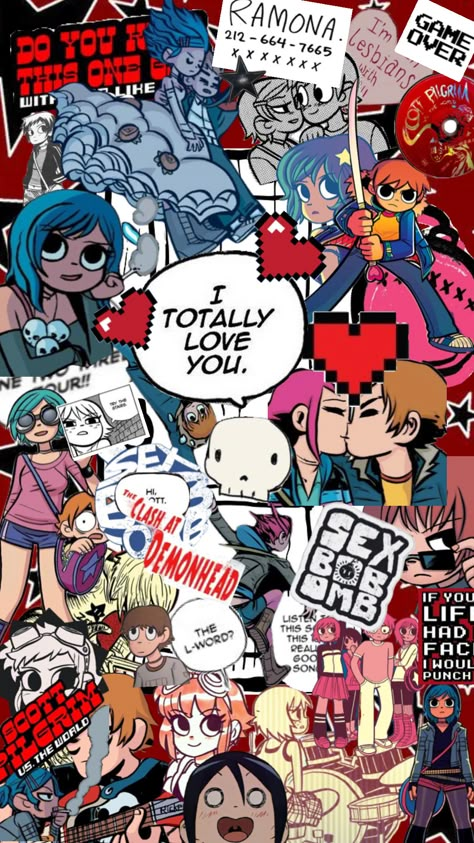 #scottpilgrim #scottpilgrimvstheworld #ramonaflowers #wallpaper Taking Off Wallpaper, Ramona Scott Pilgrim, Scott Pilgrim Movie, Scott Pilgrim Comic, Ramona Flowers, Scott Pilgrim Vs. The World, Vs The World, Pop Art Wallpaper, Phone Wallpaper Patterns