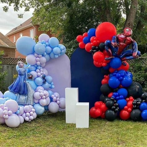 So why settle for boring and ordinary decorations when you can have stunning and eye-catching balloon backdrop decorations customized that will wow your guests? Contact SHEREHE KIDS PARTY today to learn more about our balloon decorations services and how we can help make your next event truly unforgettable. Let's make your event colour with balloons!. CALL OR WHATSAPP 0799905600 OPEN OUR CATALOG: https://wa.me/p/8223991630958626/254799905600 Other services We Offer: • Kids Birthday Party Plan... Arched Backdrop, Balloon Arch Stand, Double Birthday Parties, Sibling Birthday Parties, Mickey Theme, Arched Wall, Spiderman Birthday Party, Sonic Birthday, Twin Birthday