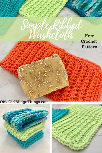 This is a super quick & easy pattern!  Has a great texture that exfoliates your skin. . . . #crochetwashcloth #washclothpattern #freecrochetpattern Washcloth Crochet Pattern, Crochet Washcloth Free Pattern, Crochet Washcloth Free, Ribbed Crochet, Dishcloth Crochet Pattern, Washcloth Pattern, Quick Crochet Patterns, Crochet Dishcloth, Crochet Washcloth