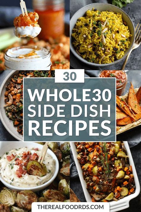 Whole30 Sides, Whole30 Recipe, Paleo Soups, Real Food Dietitians, Whole30 Recipes, Salad With Sweet Potato, Recipe Roundup, Sheet Pan Recipes, Healthy Side Dishes