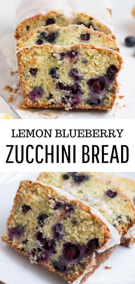 Lemon Blueberry Zucchini Bread, Blueberry Zucchini Bread, Blueberry Zucchini, Zucchini Recipes Dessert, Muffins Blueberry, Lemon Zucchini Bread, Best Zucchini Bread, Muffins Easy, Muffins Vegan