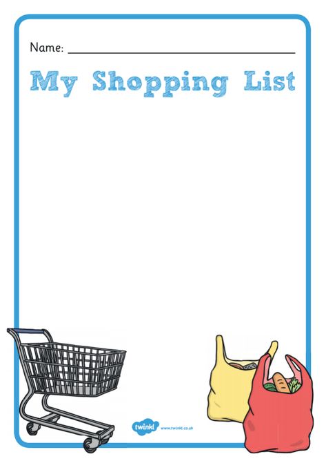 Hobby Lobby Coupon, Shopping List Template, Kids Worksheet, Printable Shopping List, Gymnastics Team, Shopping List Grocery, My Shopping List, Alphabet Coloring Pages, Alphabet Coloring