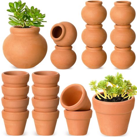 Vintage terracotta pots