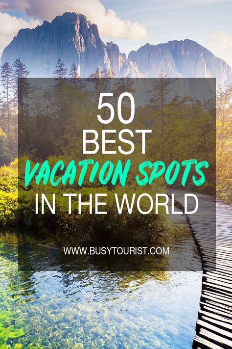 Best Countries To Visit, Summer Vacation Spots, Vacation Locations, Best Vacation Spots, Vacation Goals, Dream Vacations Destinations, Vacation Tops, Relaxing Vacations, Top Travel Destinations