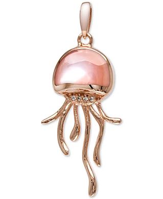 Pearl Gemstone Jewelry - Macy's Jellyfish Jewelry, Jellyfish Pendant, Buy Pearls, Golden South Sea Pearls, Bar Pendant Necklace, Tahitian Black Pearls, Ocean Jewelry, Rose Necklace, Heart Shape Pendant