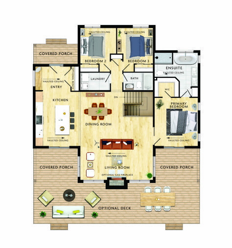 Beaver Homes and Cottages - Salt Spring Cozy Cottage Layout, Cottage Home Layout, Beazer Homes Floor Plans, Cottage Layout Floor Plans, Cottage Essentials, Chalet Floor Plans With Loft, Ross Chapin House Plans Small Cottages, Beaver Homes And Cottages Floor Plans, Best Floor Plans