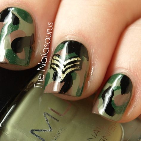 Army Girl Nails Military Nails, Camo Nail Art, Army Nails, Camouflage Nails, Combat Engineer, Camo Nails, Uk Nails, Army Wife, Girls Nails