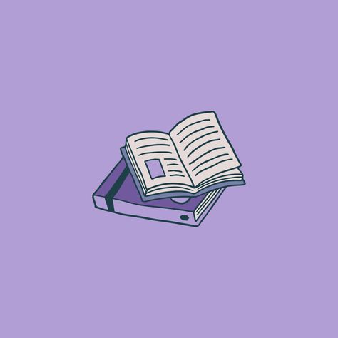 Notion Icons Purple, Purple Books Aesthetic Wallpaper, Purple Books Icon, Reading Aesthetic Purple, Purple Book Wallpaper, Books Purple Aesthetic, Widget Ideas Purple, Purple Book Icon, Lavender Icon Aesthetic