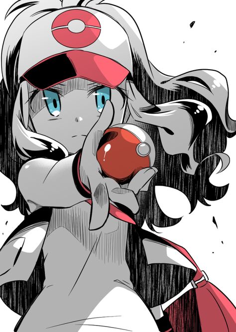 Pokemon-Touko/Hilda Pokemon Hilda, Misty From Pokemon, Pokemon Game Characters, Pokemon People, Pokémon Black And White, Pokemon Manga, Pokemon Waifu, Black Pokemon, Pokemon Ships