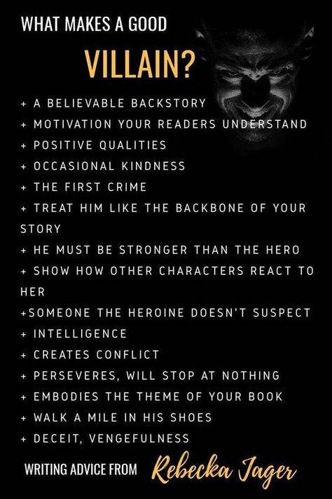 Good Villain, Writing Villains, Novel Tips, Character Writing, Story Help, Story Tips, Writing Stories, Writing Plot, Writing Inspiration Tips