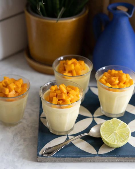 Mango and Lime Posset - by Edd Kimber - The Boy Who Bakes Lime Posset, The Boy Who Bakes, Pirate Food, Edd Kimber, The Boy, Taste Buds, Mango, Favorite Recipes, Baking