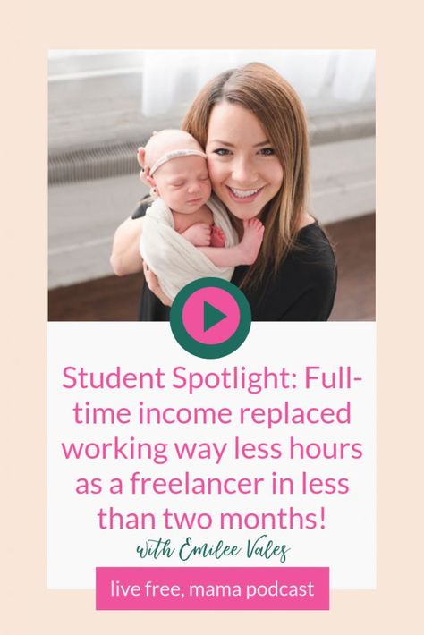 How Emilee Vales started earning a full time income as a freelancer. How to work at home and make money online. Work at home mom inspiration. Simple tips how to become a social media manager. Click hear to listen to the episode and learn how you can start your freelance virtual assistant business from home! Emilee Vales, Student Spotlight, Virtual Assistant Tools, Virtual Assistant Training, Time Management Techniques, Virtual Assistant Jobs, Stories Of Success, Business From Home, Work From Home Business