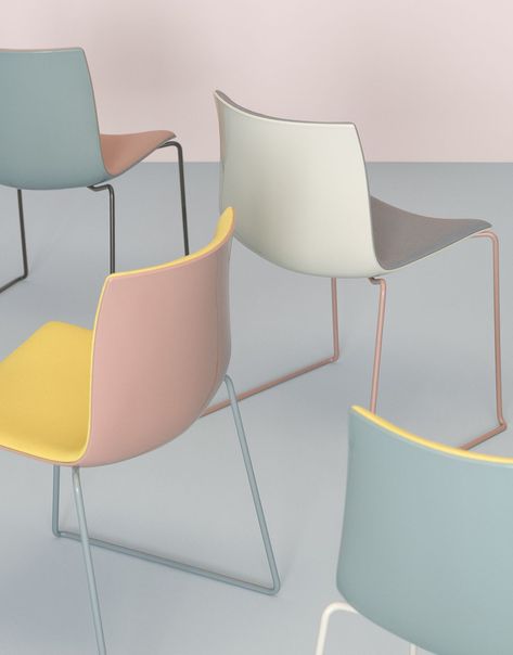 Deco Pastel, Pastel Interior, Milan Furniture, Design Textile, Design Del Prodotto, Take A Seat, Eames Chair, Interior Furniture, My New Room