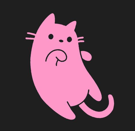 Cats App Icons, Pink Cat Icon, Cute Cat App Icons, Cat App Icon Black, Cat Phone Icons Apps, Pink And Black Phone Icon, Cat Games, Widgets Iphone, Cat App