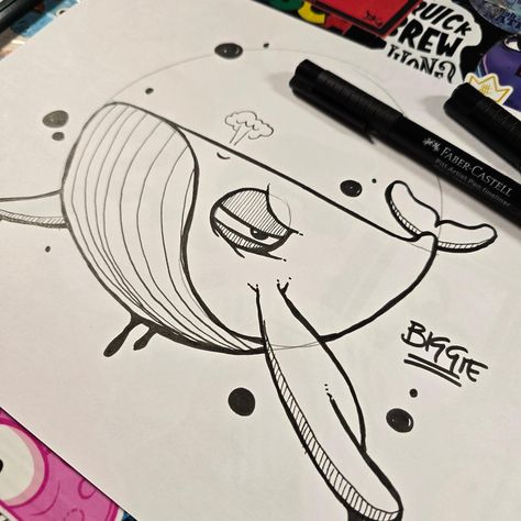 My first Doodle on Discord session went well. We discussed my upcoming digital art release on #SEI and all drew a whale together. Back again next Wednesday so if digital art, drawing tutorials and crypto are your thing check the link in my bio. Sketchbook Digital Art Tutorial, Fun Simple Drawings, Mr Doodle Art, Whale Character Design, Digital Art Doodles, Tutorial Sobre Arte Digital, Drawing White On Black, Drawing Whale, Fun Things To Draw