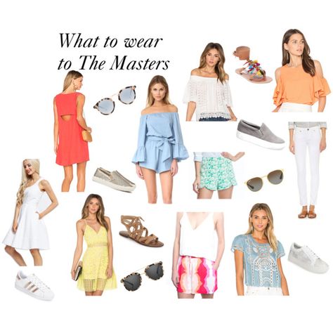 What to wear to The Masters Masters Outfit Women Golf, Golf Tournament Outfit, Pimento Cheese Sandwiches, Cute Golf Outfit, Casual Attire For Women, Black Leggings Outfit, Pimento Cheese, Golf Tournament, Golf Outfits Women