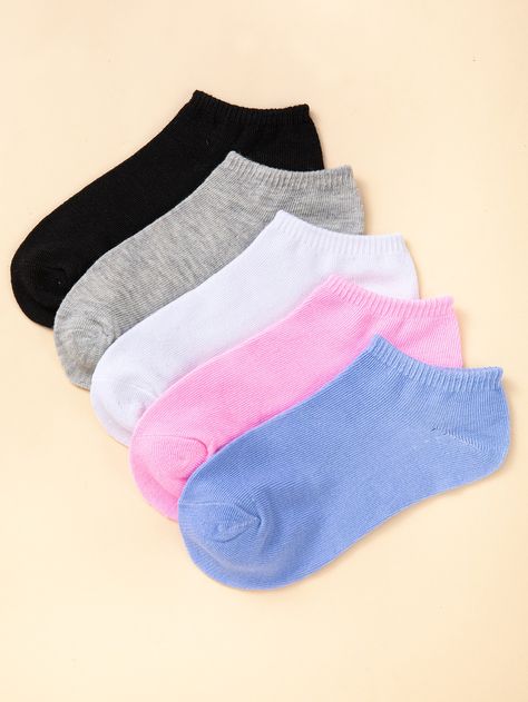 5pairs Simple Ankle Socks Graphic Socks, Ankle Socks Women, Lace Socks, Muslim Fashion Outfits, Lazy Outfits, Clothing Photography, Women Socks, Casual Socks, Casual Style Outfits