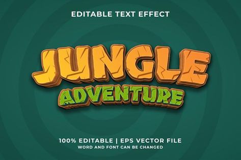 Jungle Font, Jungle Logo, Adventure Font, Jungle Cartoon, Adventure Fonts, Landscaping Logo, Game Logos, Adventure Island, Jungle Design