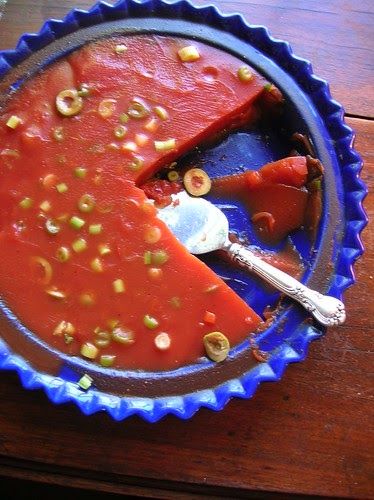 Tomato Aspic Recipe, Tomato Aspic, Aspic Recipe, Congealed Salad, Jello Mold Recipes, Lemon Jello, Jello Salad, Jello Recipes, Tomato Juice